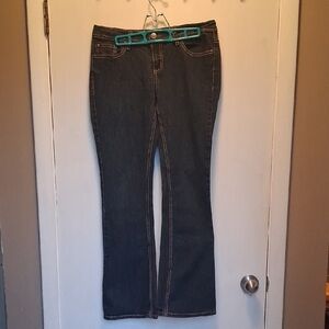 Earl Jeans Dark Blue Boot Cut Jeans Size 11